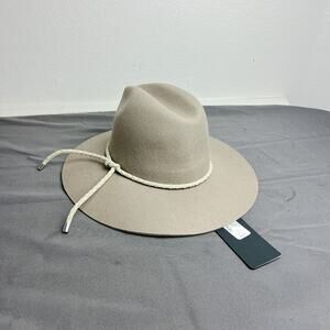 Rag & Bone Valencia Wool Fedora Hat Warm Grey NWT RAG & BONE Womens Valencia Wool Felt Fedora Hat Warm Grey  main image 4